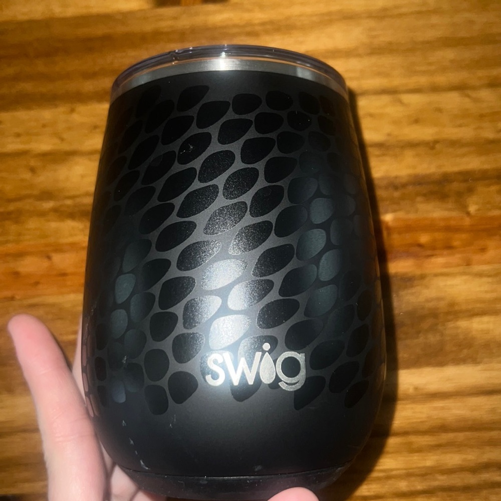 Black Insulated Wine Tumbler